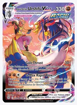 Rapid Strike Urshifu VMAX TG21/TG30 Pokemon Brilliant Stars Trainer Gallery NM - Image 1