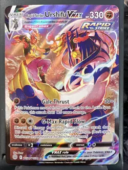 Pokemon TCG Rapid Strike Urshifu VMAX TG21/TG30 Brilliant Stars Trainer Gallery - Image 1
