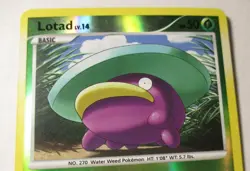 Pokemon TCG Platinum Lotad (Shiny) Reverse Holo Card SH4 Played 2009 Rare - Image 4