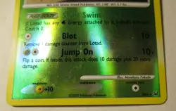 Pokemon TCG Platinum Lotad (Shiny) Reverse Holo Card SH4 Played 2009 Rare - Image 5