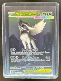 2025 Pokemon Mega Evolution MEG EN Absol ex Special Illustration Rare #180/132 - Image 1