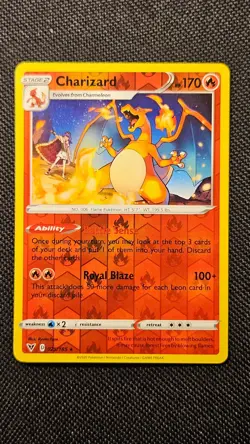 Pokemon Charizard Reverse Holo - 025/185 - Vivid Voltage - Near Mint - Image 2