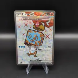 Eiscue ex Ultra Rare Fire Holo SV03: Obsidian Flames #210/197 [NM] Pokemon TCG - Image 1