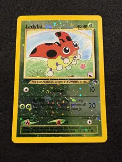 Pokemon Ledyba Reverse Holo 7/18 from Southern Islands in MP+ condition! - Image 1