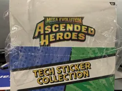 Pokemon Mega Evolution Ascended Heroes Tech Sticker Collection New Box Presale - Image 1