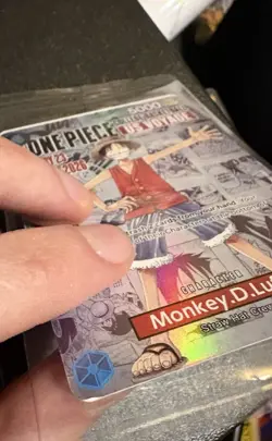 One Piece College Basketball Promo Card Monkey D Luffy - Image 2