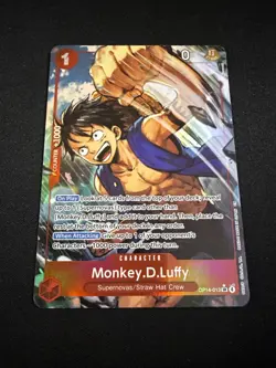 ONE PIECE TCG CARD Monkey.D.Luffy OP14-013 Alt Art The Azure Sea's Seven (OP14) - Image 2