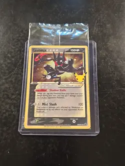 SEALED Pokemon Greninja Gold Star Holo Promo Black Star SWSH144 Celebrations - Image 1