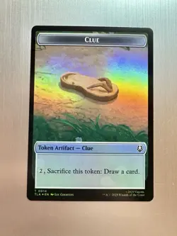 Ally / Clue - 5 - MTG Avatar: The Last Airbender - Token - FOIL - Image 2