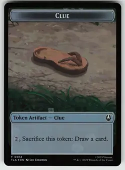 MTG Ally (0005) // Clue (0014) Double-Sided Token Foil Avatar: The Last Airbende - Image 2
