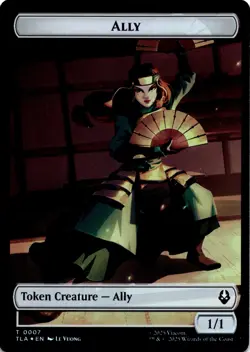 MTG Ally (0007) // Clue (0018) FOIL NM Token Avatar: The Last Airbender - Image 1