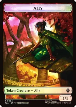 2x Foil Ally/Clue Token, Avatar Tokens, MTG, 2 pack, Magic - Image 1