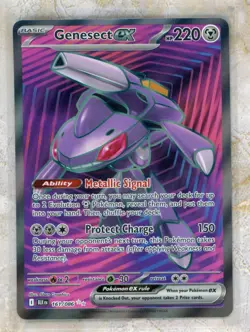 2025 Pokemon SV: BLK EN-Black Bolt #161/086 Genesect ex - Image 1