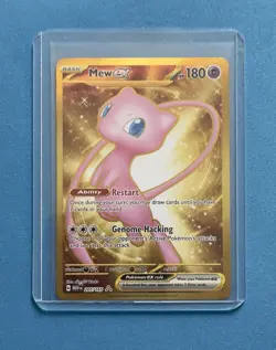 Mew ex 205/165 Scarlet & Violet 151 Gold Hyper Rare Pokemon Card Mint NM - Image 5