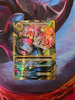 Pokemon M Venusaur EX Full Art Holo Card Evolutions Ultra Rare 100/108 XY - Image 1