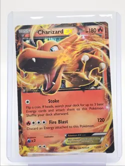 CHARIZARD EX 2014 POKEMON XY SERIES XY FLASHFIRE RARE HOLO 11/106 Q3107 - Image 1