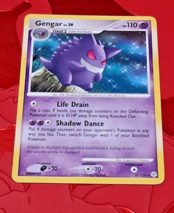 🔥TCG Pokemon Gengar 27/130 Diamond and Pearl set Regular 2007 rare - Image 1