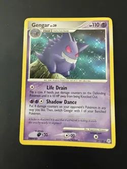Pokemon TCG Diamond and Pearl Gengar 27/130 Base Non-Holo Rare NM - Image 1