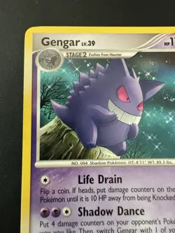 Pokemon TCG Diamond and Pearl Gengar 27/130 Base Non-Holo Rare NM - Image 4