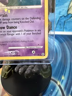 Gengar Rare Normal Diamond and Pearl 27/130 HP Pokemon TCG - Image 2