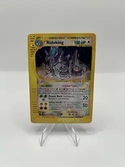 Pokemon TCG Nidoking Crystal 150/147 Aquapolis Holo Card Secret Ultra Rare - LP - Image 1
