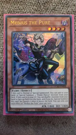 Yu-Gi-Oh! Medius the Pure DUAD-EN008 1st Edition Ultra Rare NM - Image 1