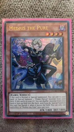 Yu-Gi-Oh! Medius the Pure DUAD-EN008 1st Edition Ultra Rare NM - Image 3