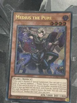 Yu-Gi-Oh! Medius the Pure DUAD-EN008 1st Edition Ultra Rare NM - Image 1