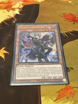 Yu-Gi-Oh! Medius the Pure DUAD-EN008 1st Edition Ultra Rare NM - Image 1