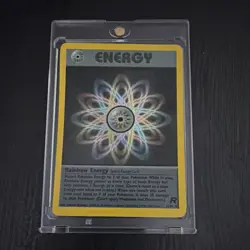 2000 Pokemon Rainbow Energy Team Rocket Special Energy Holo Rare 17/82 - Image 1