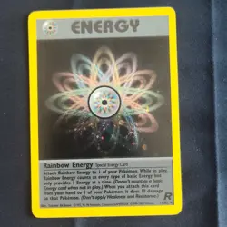Pokemon Rainbow Energy Holo Rare Team Rocket 17/82 Special Energy Unlimited - Image 1