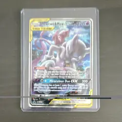 Pokemon Mewtwo & Mew GX TAG TEAM Promo Holo Card SM191 270HP 200 Attack - Image 1