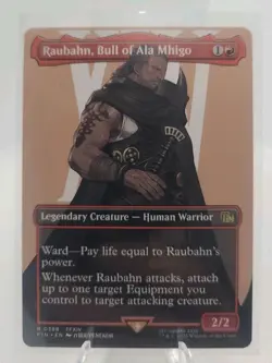 Raubahn, Bull of Ala Mhigo Borderless Regular #0388 FINAL FANTASY MTG NM - Image 1