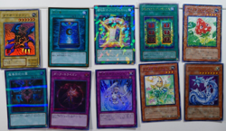 Yugioh Mystery Set of 10 Rare Holo, Parallel, Cracked Holo Cards from Japan - Image 2