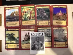 Quest for the Grail CCG Lot of 107 Cards - RARE! - King Arthur / Camelot! - Image 1