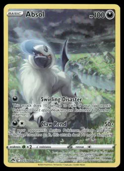 Pokemon Cards Absol GG16/GG70 Crown Zenith Galarian Gallery Holo NM - Image 1