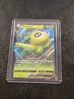 Celebi V 007/198 Chilling Reign Ultra Rare Holo Pokemon TCG Card NM - Image 1