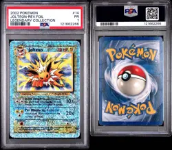 Jolteon Legendary Collection Reverse Holo Card 14/110 PSA 1 - Image 3