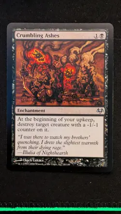 MTG Eventide Crumbling Ashes Regular Uncommon Card LP Lightly Played - Image 1