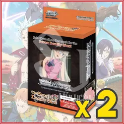 Weiss Schwarz The Seven Deadly Sins Trial Deck+ 50 Cards English Ver. x2 Bundle - Image 1