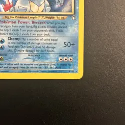 Feraligatr 4/111 Neo Genesis Unlimited Pokemon Card Holo Rare Moderately Played - Image 5