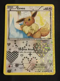 Eevee Legendary Treasures: Radiant Collection UC Holo Card RC14/RC25 2013 LP-MP - Image 1