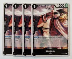Sengoku Playset - ST19-002 x4 Tournament Pack Vol 3 Promo One Piece TCG Card NM - Image 1