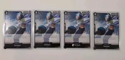 One Piece Card Game Playset X4 Smoker OP02-102 Playset English Paramount War! NM - Image 1