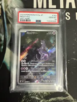 Pokemon Mewtwo SV2a Card 151 Art Rare Holo #183 PSA 10 Japanese - Image 1
