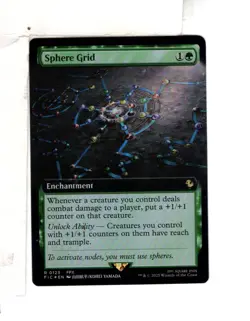 MTG SkeenAB Sphere Grid BORDERLESS FOIL from FIC. NM. - Image 1