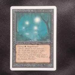 Magic: The Gathering Unlimited Will-O'-The-Wisp Creature Black Jesper Myrfors - Image 1
