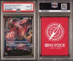Monkey D. Luffy PSA 10 2024 One Piece Promo #P Sealed Battle Vol. 2 Leader Card - Image 2