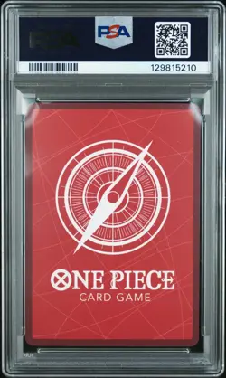 2025 ONE PIECE OP09 001 SHANKS ENGLISH 2ND ANNIVERSARY SET LEADER PROMO PSA 10 - Image 2