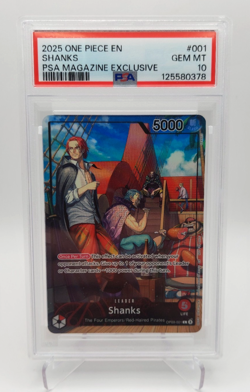 PSA 10 Shanks PSA Promo - OP09-001 - PSA Promo - One Piece TCG - English - Image 1